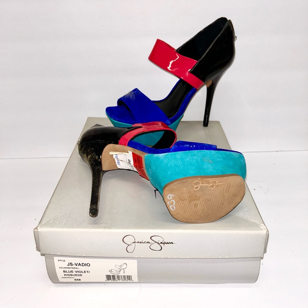 Multicolor Jessica Simpson Heels